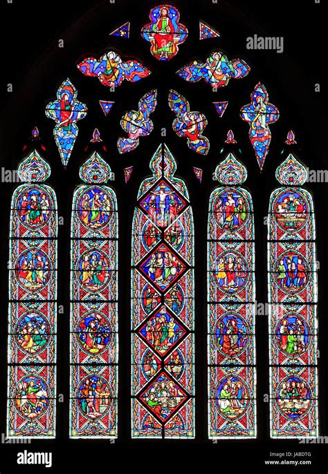 stained glass window passion